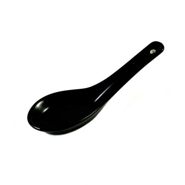 Black Won Ton Spoon - Element Event Solutions