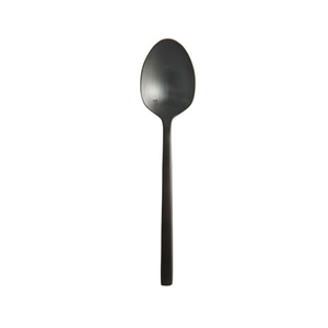 Onyx Black Dessert and Soup Spoon - Element Event Solutions