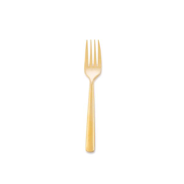 Savoy Brushed Gold Dessert and Salad Fork - Element Event Solutions