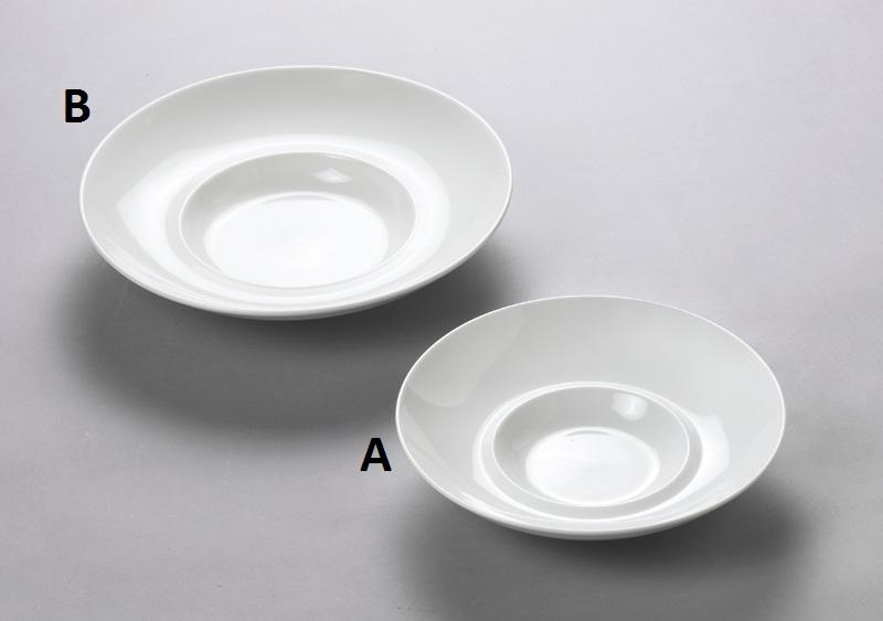 White Round Risotto Bowl 10