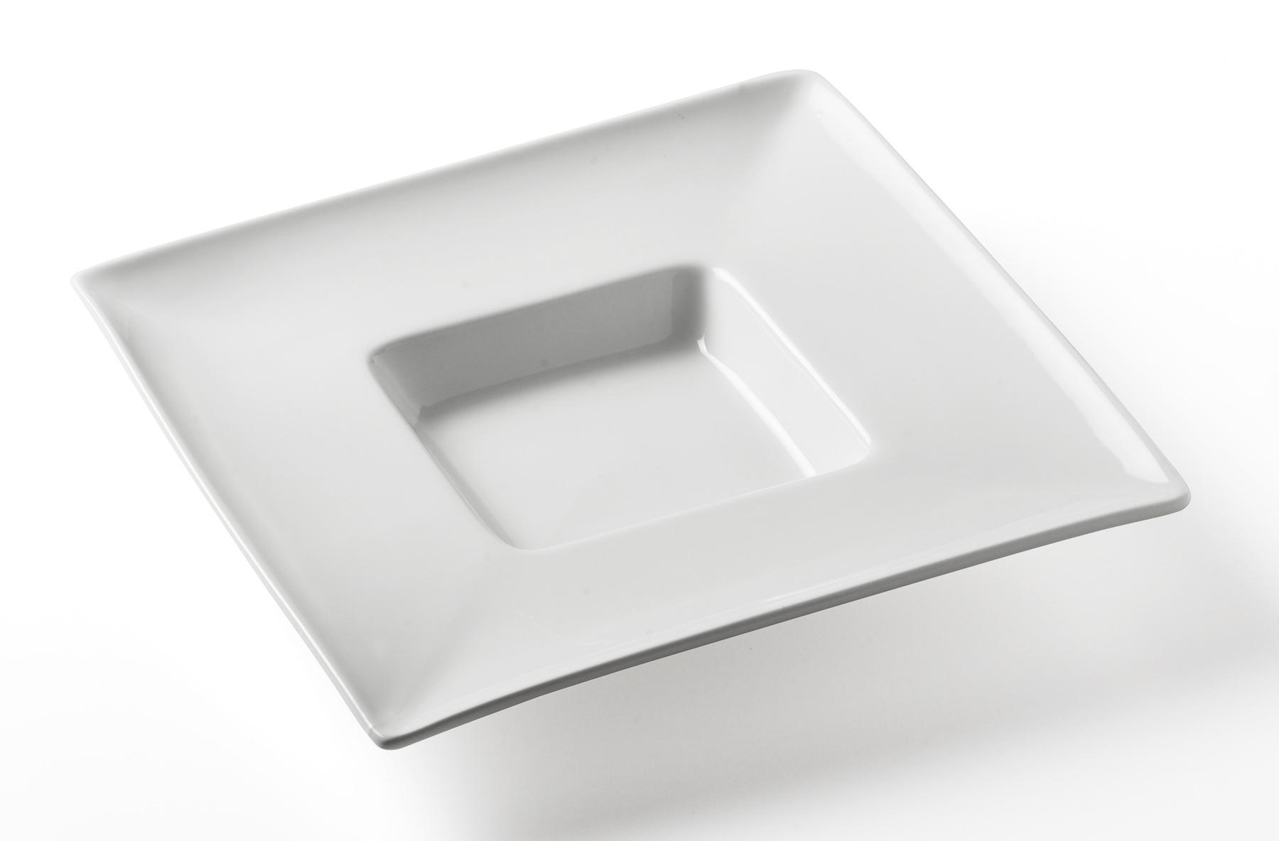 Square White Risotto Bowl 10.5