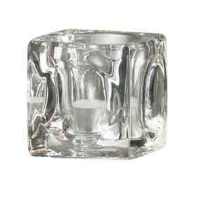Glass Ice Cube Candleholder - Element Event Solutions