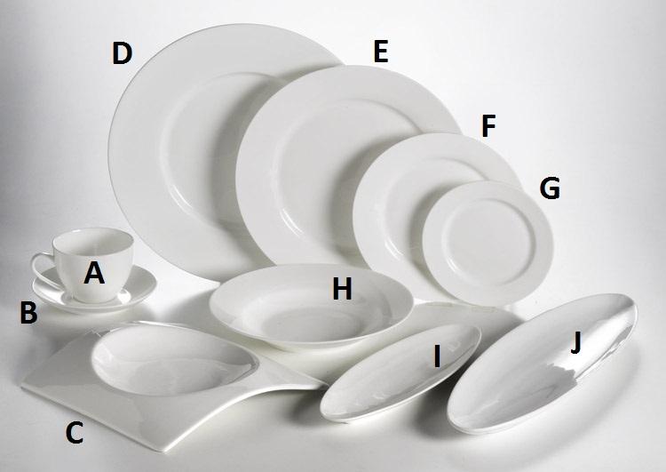 Studio White Pasta Plate 12