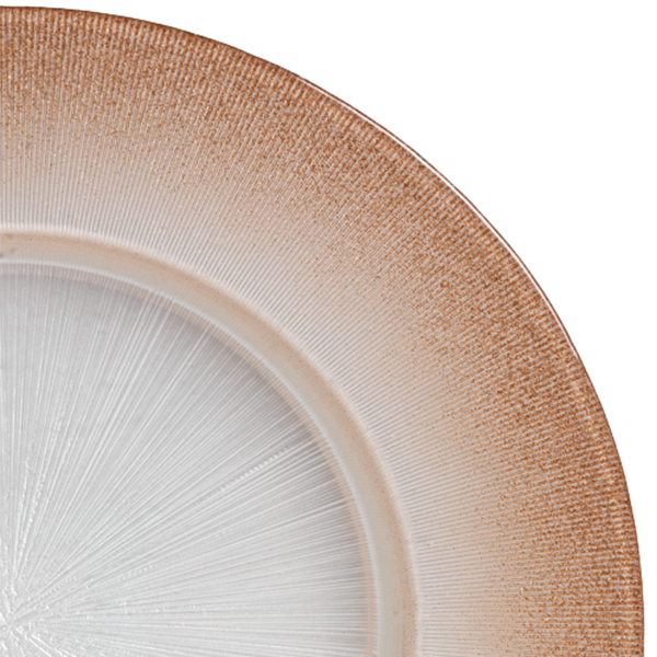 Rose Glitter Charger 13