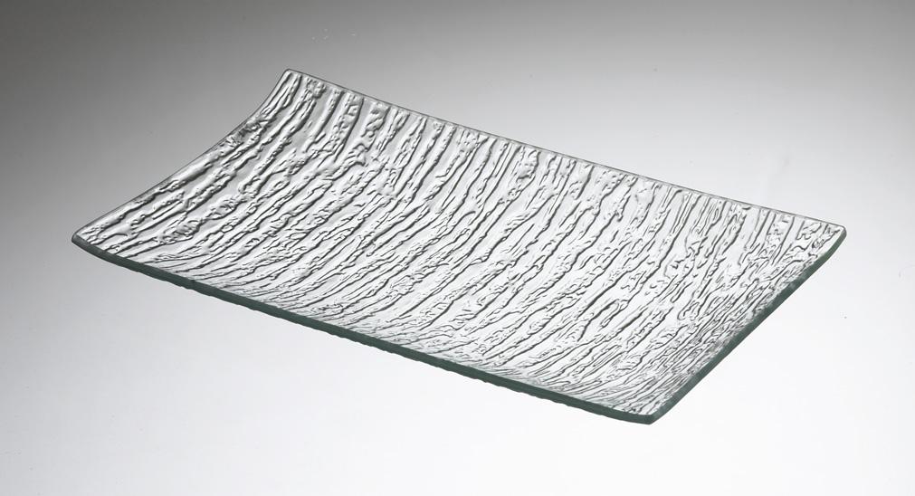 Glass Rippled Plate 9.75