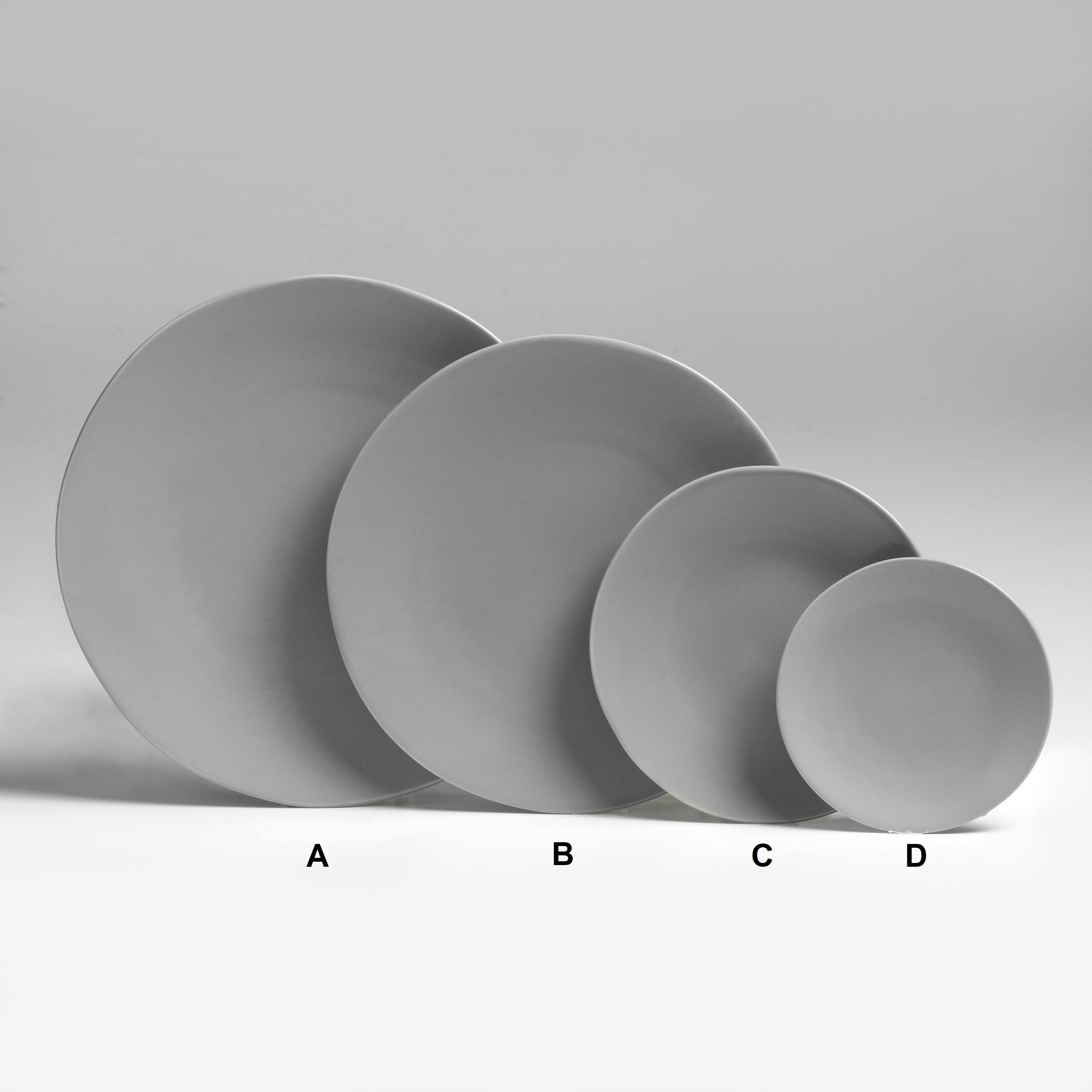 Smoke Grey Dinner Plate 12