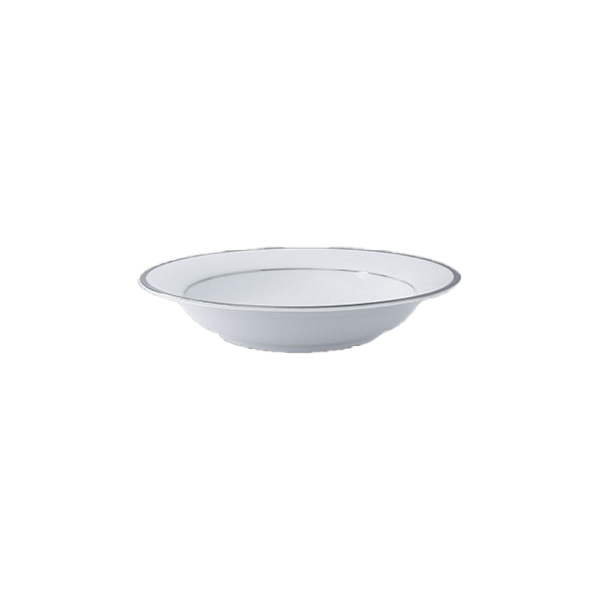 Platinum Band Soup Plate 8.5