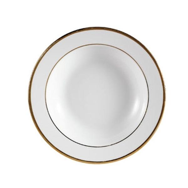 Gold Band Soup Plate 8.5