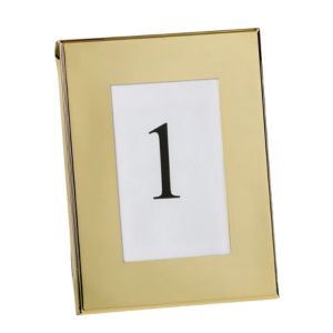 Gold Number Frame 4