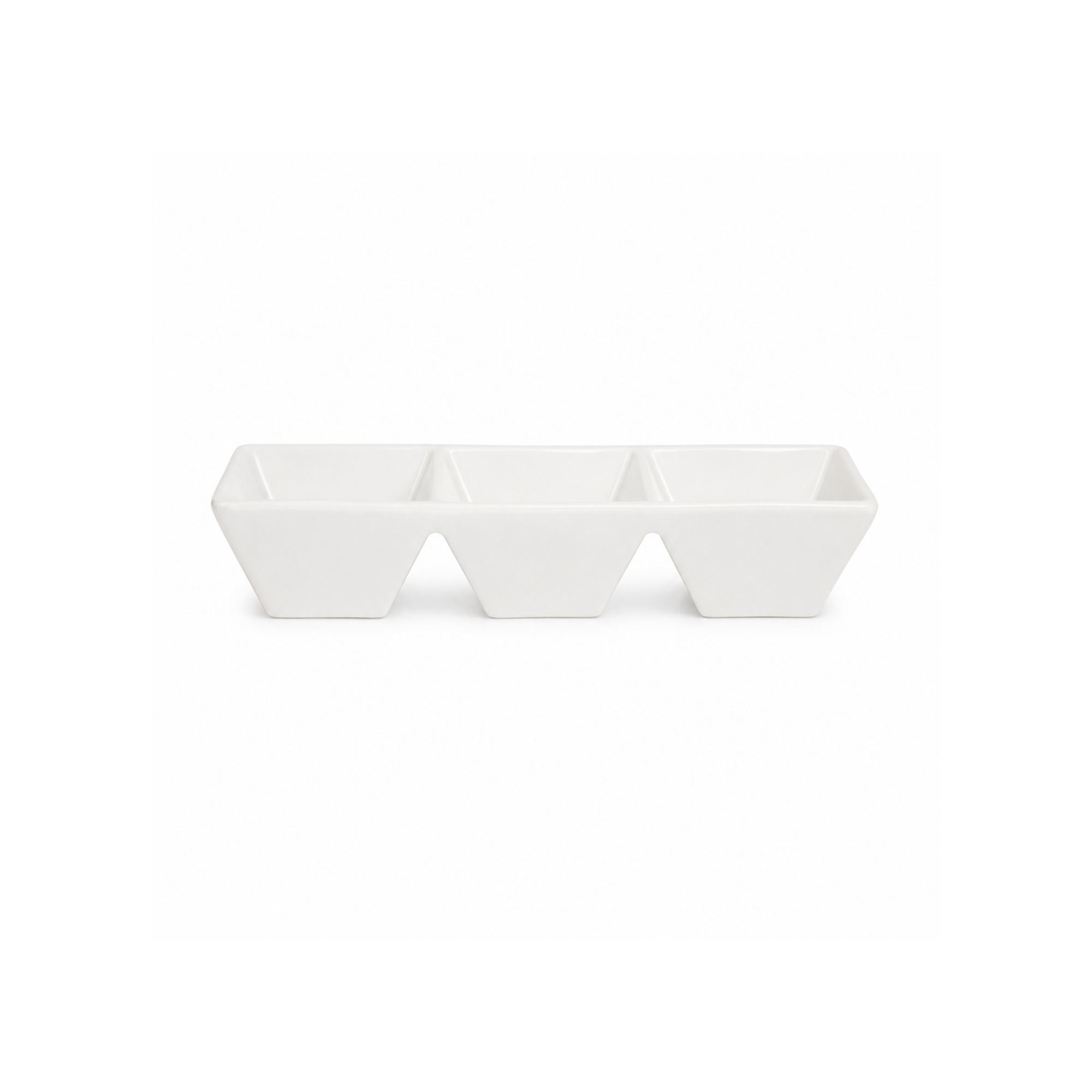 White 3 Part Dip Squared 9