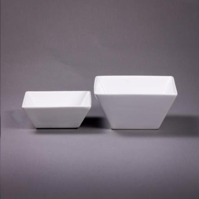 Kosher Square White Side Plate - Element Event Solutions