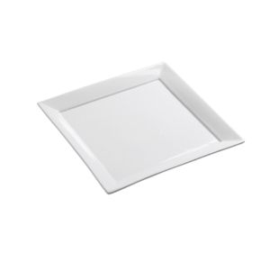 Kosher Square White Side Plate - Element Event Solutions
