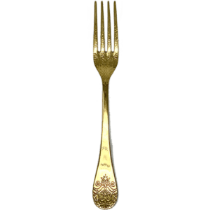 Gold Dessert Fork - Element Event Solutions
