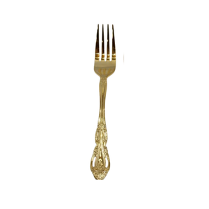 Gold 24-Karat Plated Salad Fork - Element Event Solutions