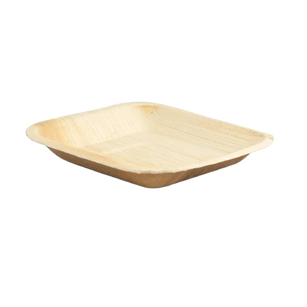 Palm Leaf Square Plate Disposable 6.6