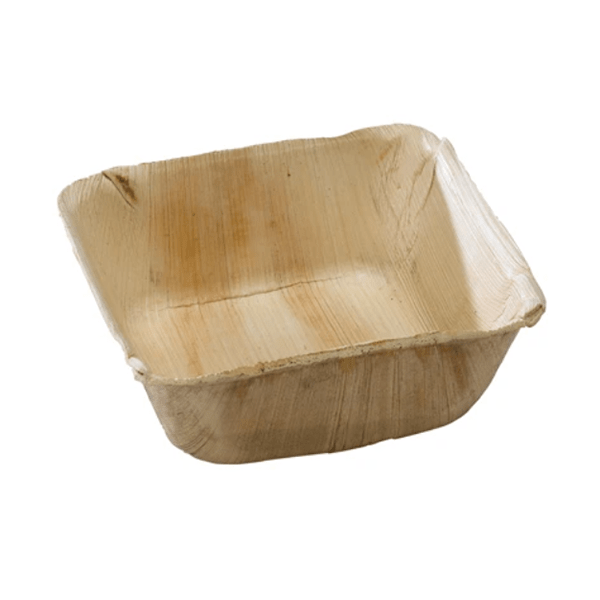 Palm Leaf Square Bowl Disposable 5