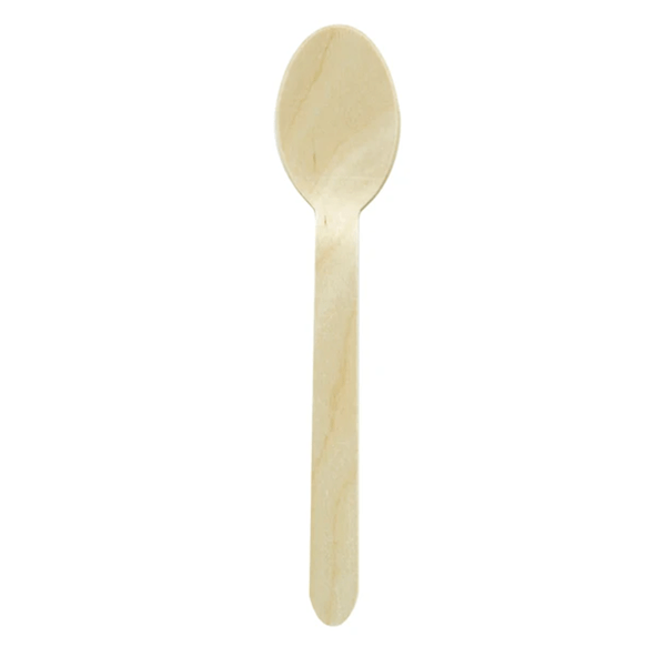 Disposable Wooden Spoon 100 pack - Element Event Solutions