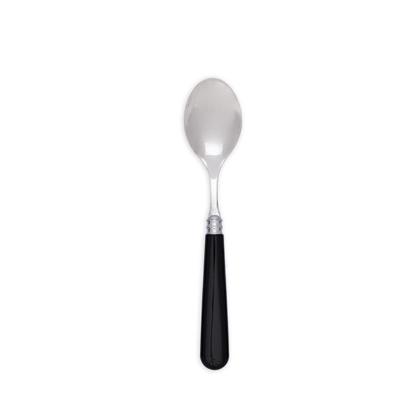 Noto Black Resin Handle Dessert and Soup Spoon - Element Event Solutions