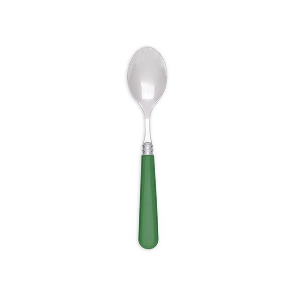 Noto Green Resin Handle Dessert and Soup Spoon - Element Event Solutions
