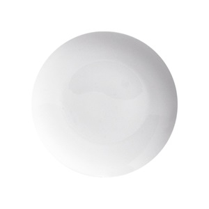 Kosher White Coupe Dinner Plate 10.5