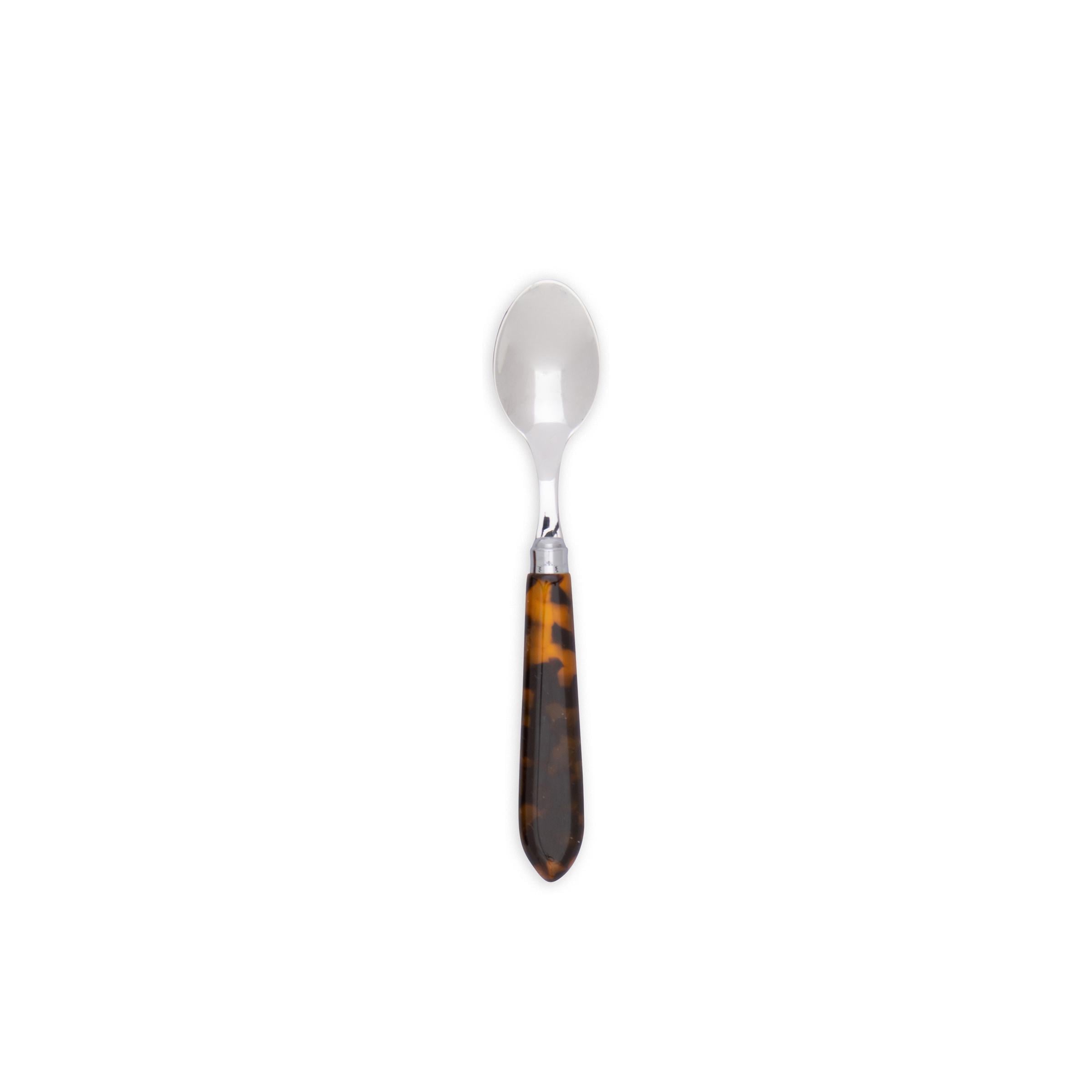 Tortoise Resin Handle Teaspoon - Element Event Solutions