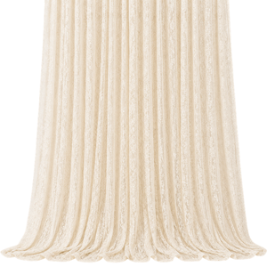 Ivory Lace Curtain with pocket - Element Event Solutions