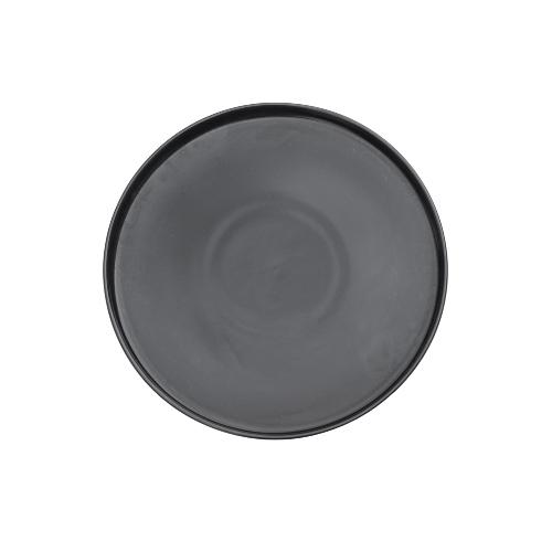 Black Stoneware Charger 11.5