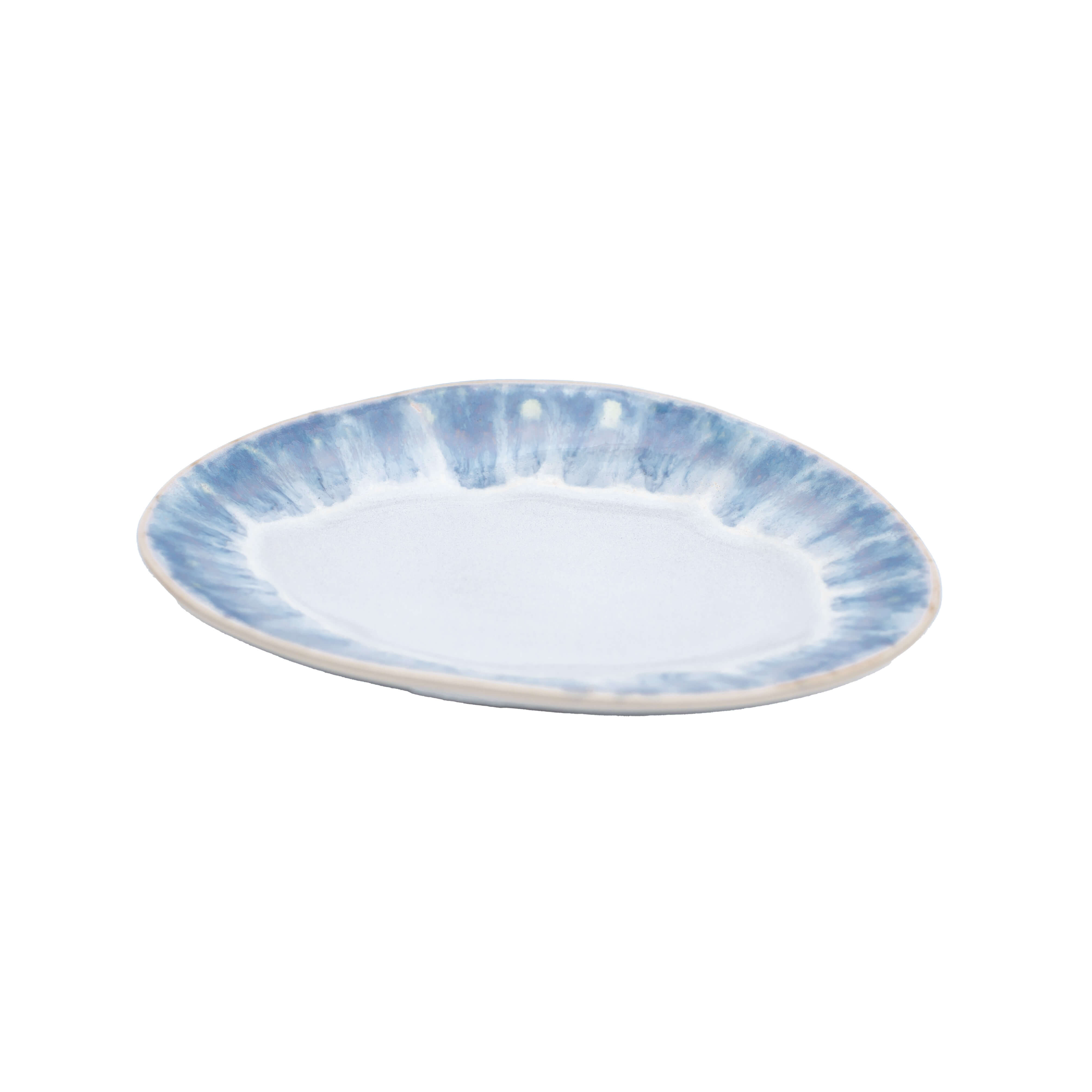 Blue Breeze Oval Side Plate 6