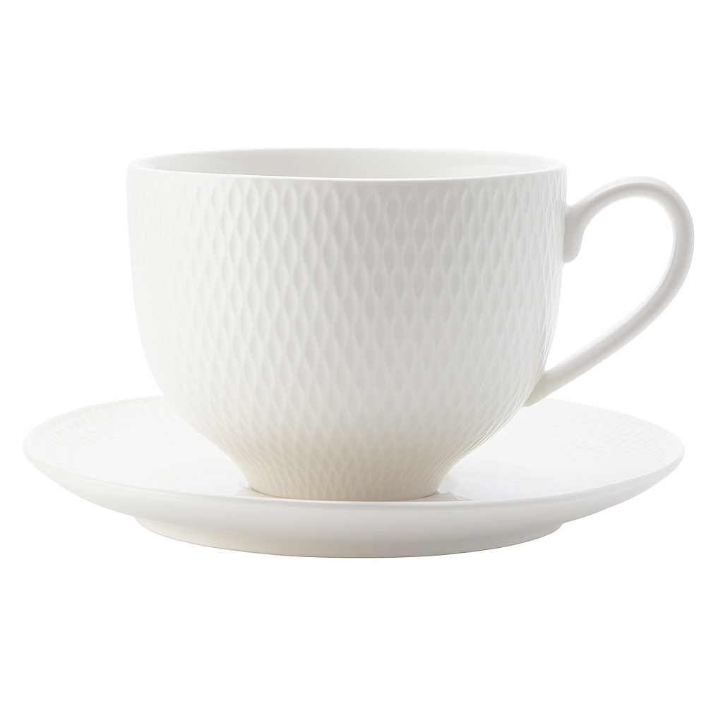 Kosher Dairy Honeycomb Saucer 6