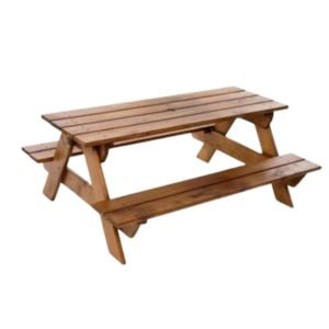 Wood Picnic Table 6' - Element Event Solutions