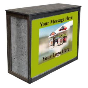 Bloomfield Custom Printed Bar 4' - Element Event Solutions