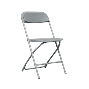 Grey Plastic Folding Chair - Element Event Solutions