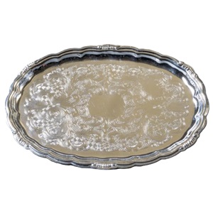 Silver Tray for Cream and Sugar - Element Event Solutions