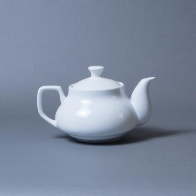 White China Teapot Medium Size - Element Event Solutions