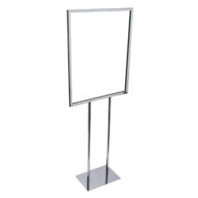 Chrome Sign Holder 22