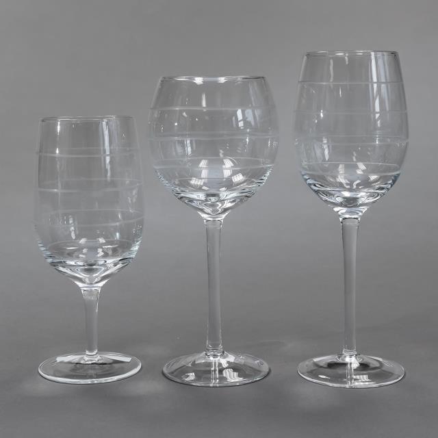 Lines Glass Water Goblet - Element Event Solutions