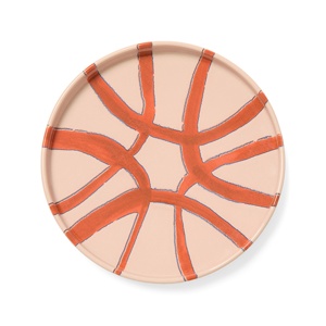 Pink Amalfi Printed Side Plate 6.5