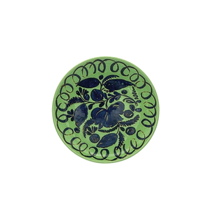 Green Amalfi Printed Dessert Plate 8.5