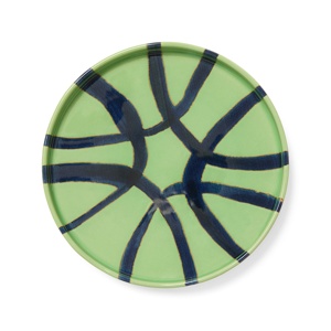 Green Amalfi Printed Side Plate 6.5