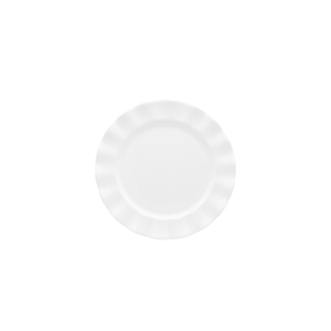White Ruffle Trim Side Plate 6