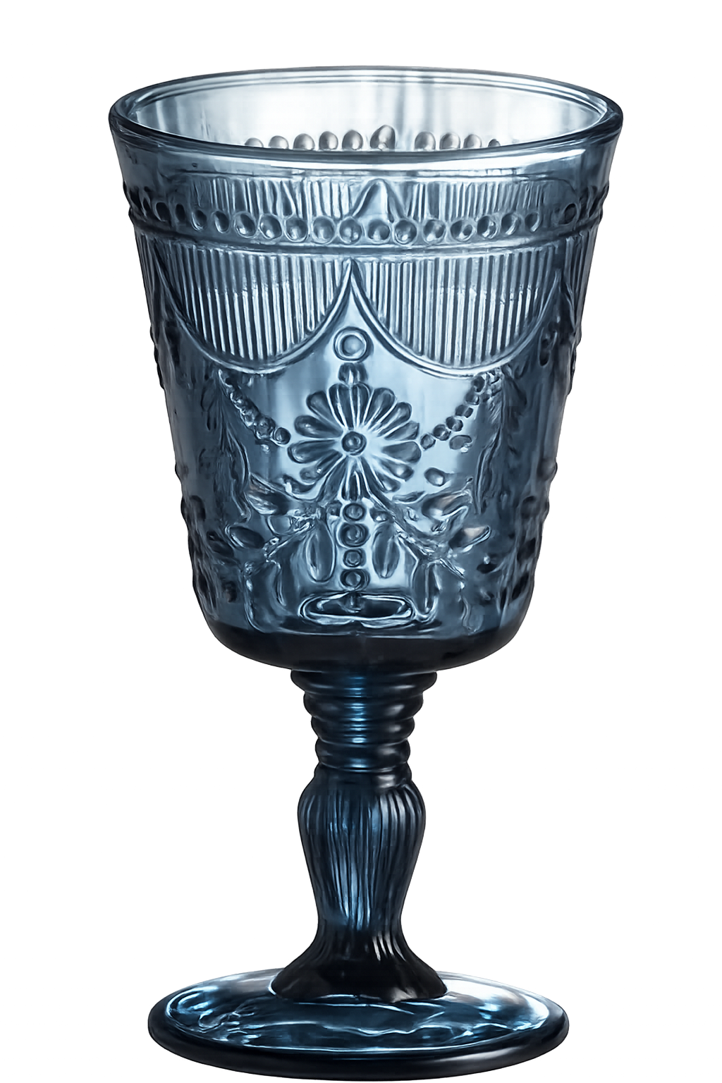 Renaissance Blue Goblet 10oz - Element Event Solutions