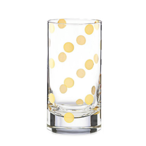 Gold Dot Highball Glass 22oz - Element Event Solutions