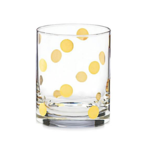 Gold Dot Old Fashioned Glass 18oz - Element Event Solutions