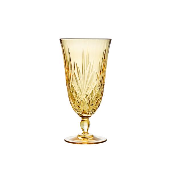 Empire Crystal Amber Water Goblet 13.5oz - Element Event Solutions