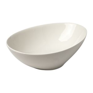 Ellipse White Bowl 8