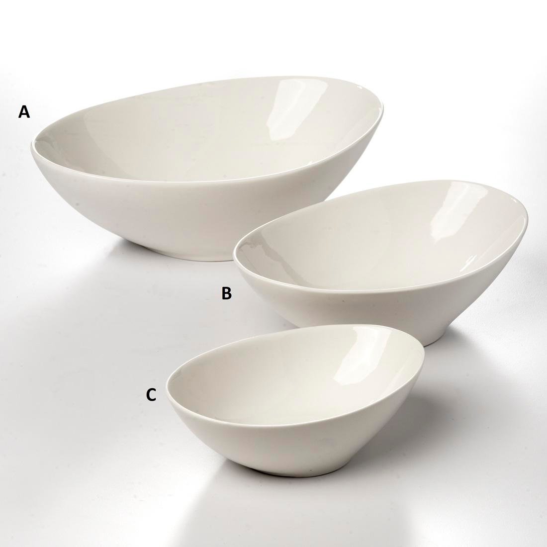 Ellipse White Bowl 10