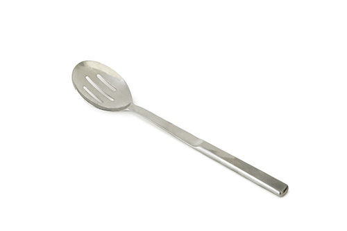 Volrath Stainless Steel Slotted Serving Spoon - Element Event Solutions