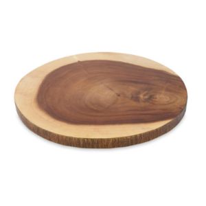 Wood Round Slice Tray 13