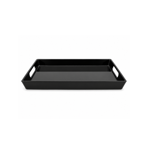 Black Acrylic Tray with Handles 12