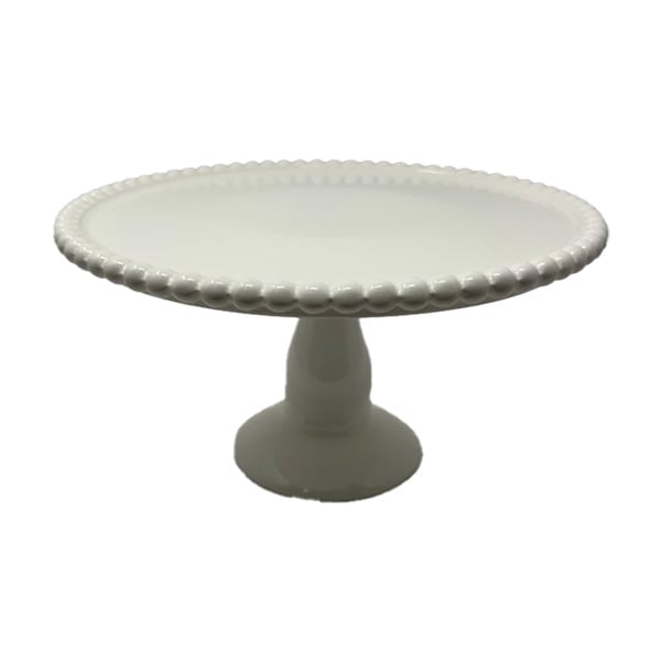 White Cake Stand 1 Piece - Element Event Solutions